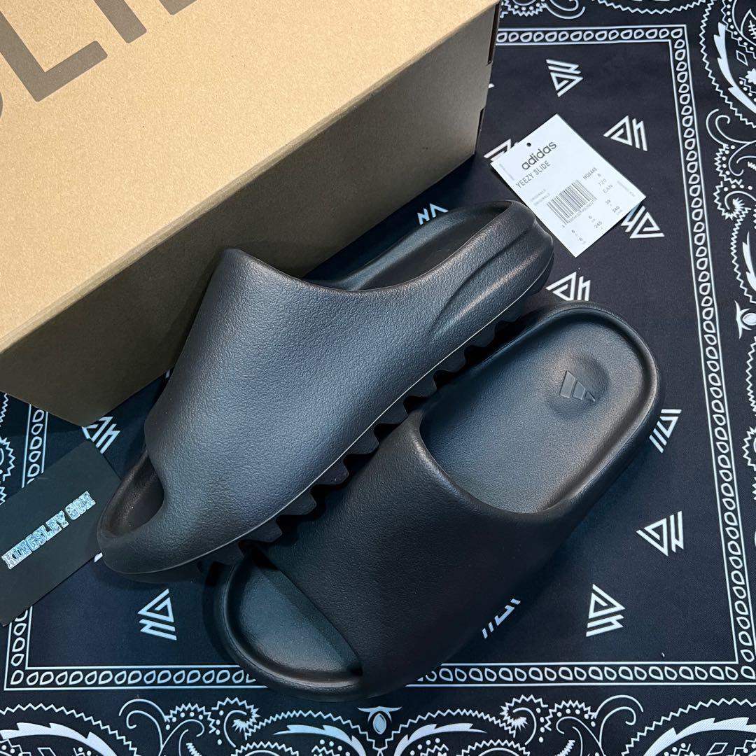 RESTOCK] YEEZY SLIDE “ONYX”, Men's Fashion, Footwear, Sneakers on Carousell