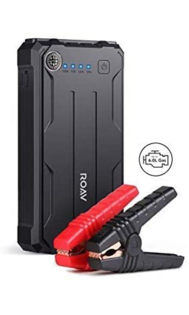 Roav Jump Starter Pro, by Anker, 800A Peak 12V Car Jump Starter (Up to