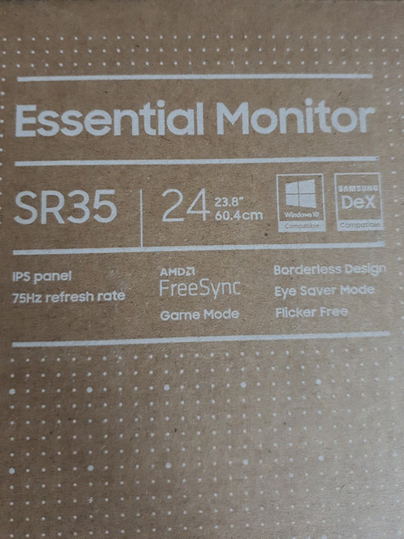 BNIB SAMSUNG Essential Monitor SR35, Computers & Tech, Parts ...