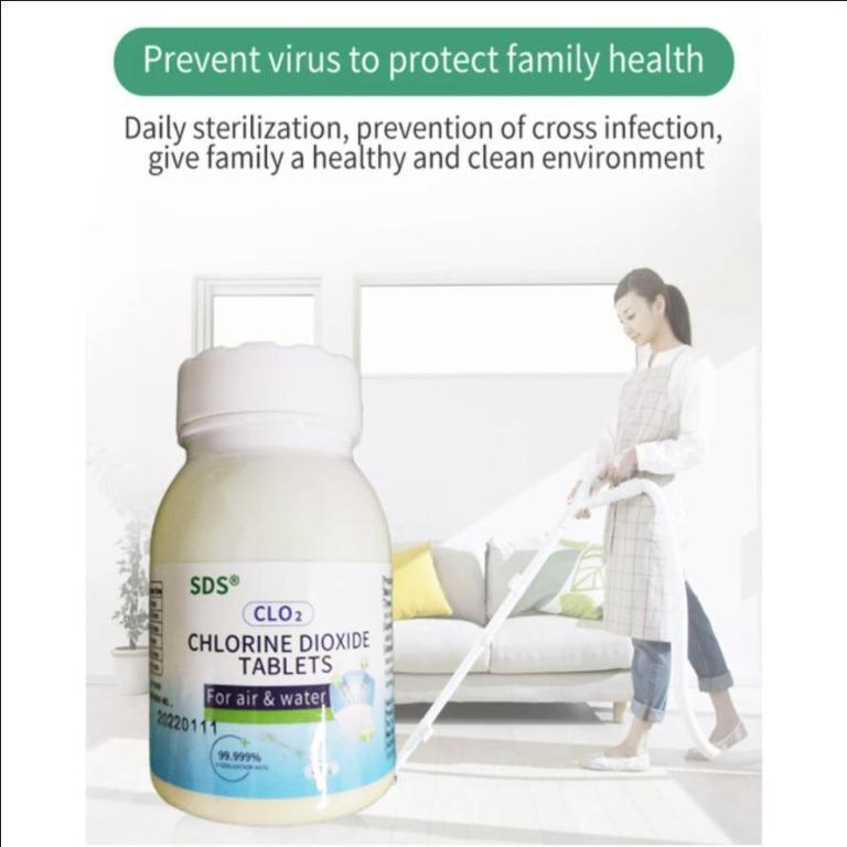 SDS CLO2/CIO2 Chlorine Dioxide Tablet Defecting Effervescent 200