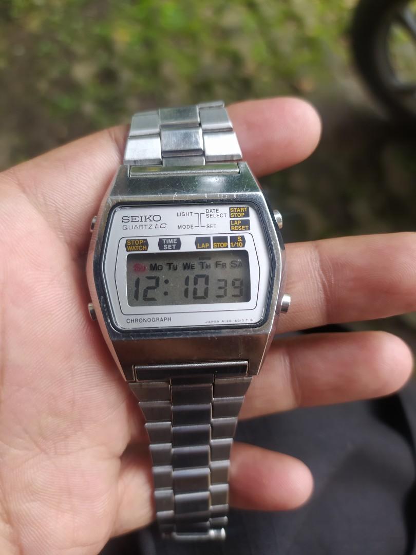Seiko Quartz LC, Fesyen Pria, Jam Tangan di Carousell