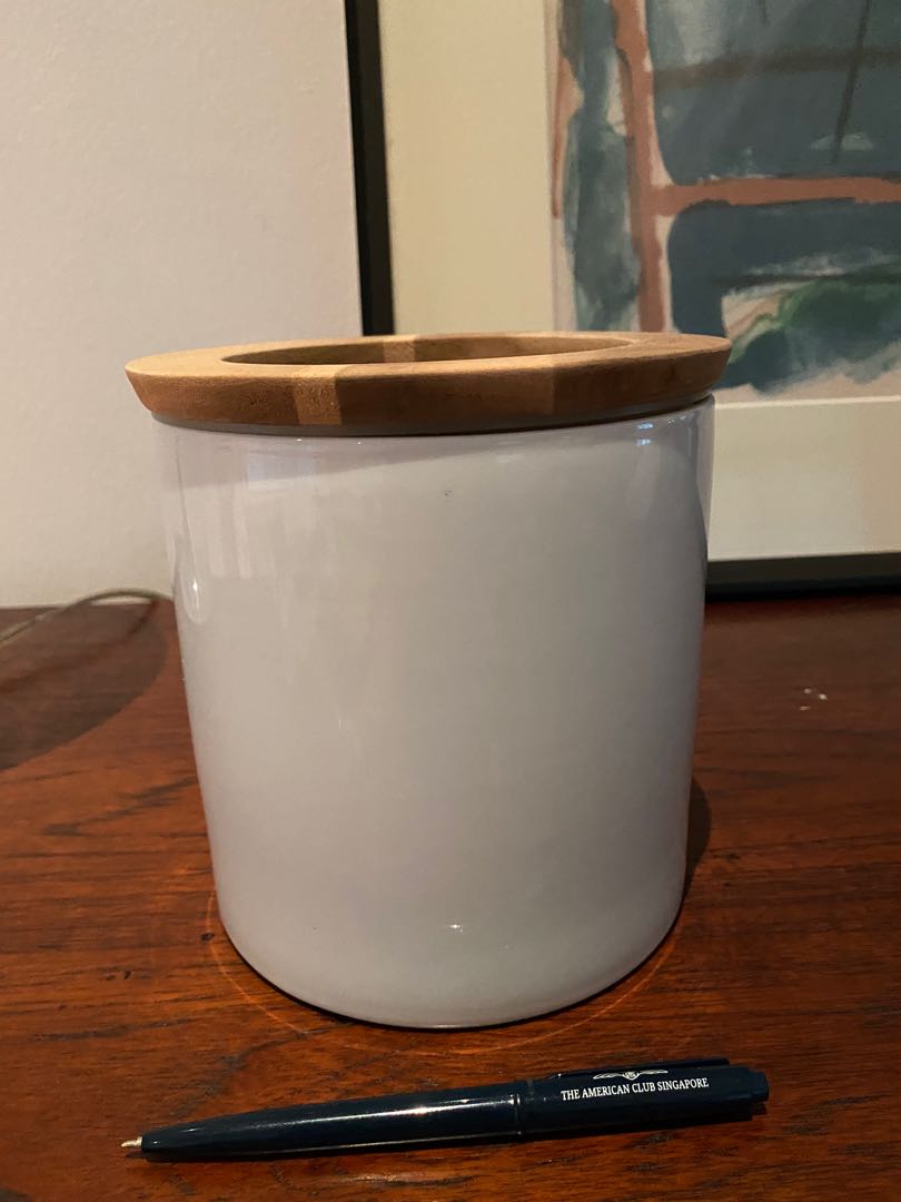 Set of 2 Ikea Ceramic canisters, Furniture & Home Living, Kitchenware