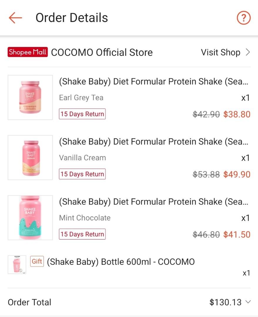 Shake Baby Protein Powder, Food & Drinks, Packaged & Instant Food on