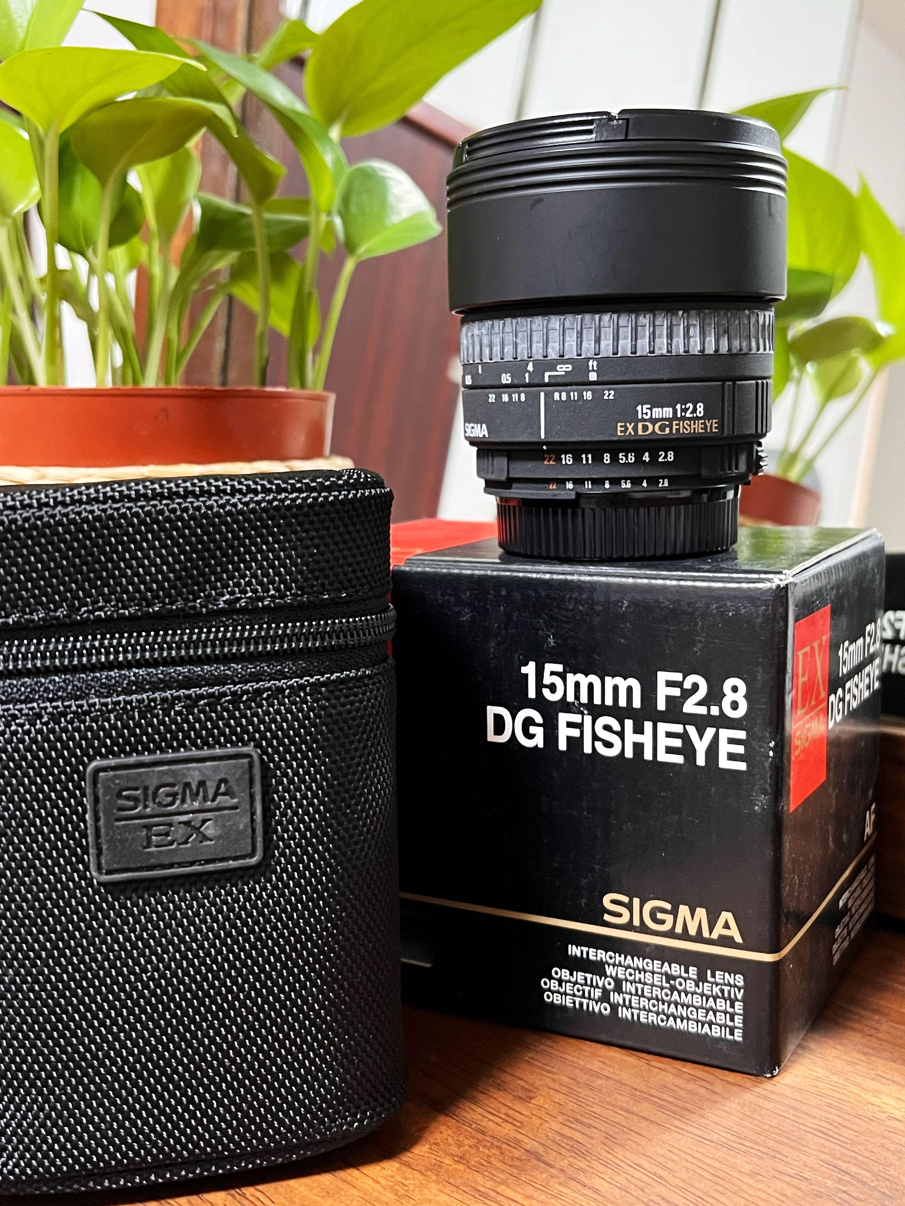 Nikon Fisheye 15mm 2.8mm F Mount w receipt n box ), Photography, Lens   Kits on Carousell