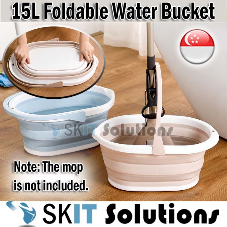 SKIT SG】15L Foldable Water Bucket 15 Litre Collapsible Indoor Outdoor Silicone Pail Barrel Dish TUB Car Washing Fishing Camping Beach, Portable Large Plastic Foot Leg Spa Bath Soak, Wash Bin Washtub Picnic SKIT SG】15L Foldable Water Bucket 15 Litre Collapsible Indoor Outdoor Silicone Pail Barrel Dish TUB Car Washing Fishing Camping Beach, Portable Large Plastic Foot Leg Spa Bath Soak, Wash Bin Washtub Picnic