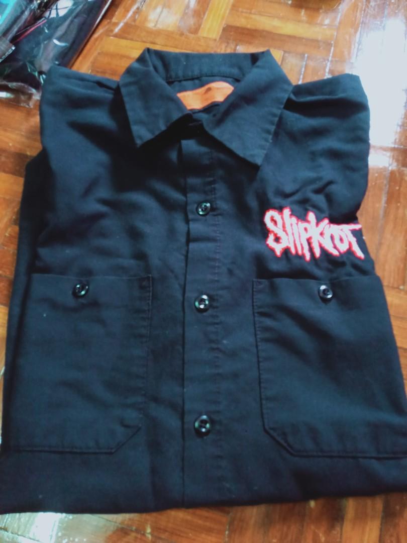 Slipknot work shirt Men s Fashion Activewear on Carousell