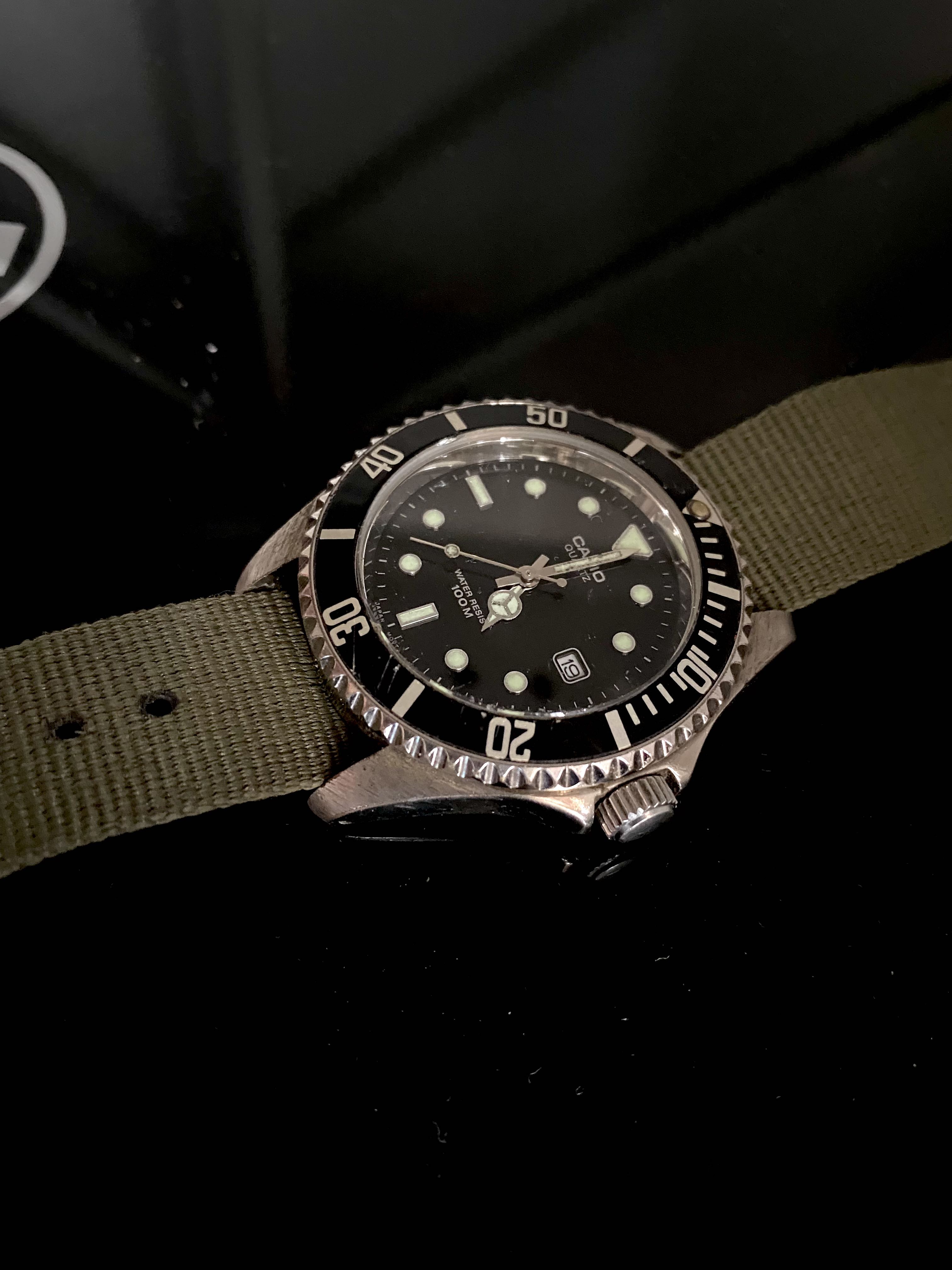 Submariner Casio MTD-1010, Men's Fashion, Watches & Accessories ...