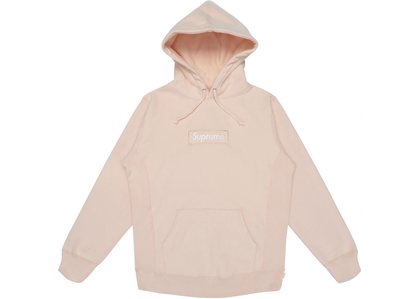 Supreme Peach Box Logo Hoodie, Men's Fashion, Coats, Jackets and Outerwear  on Carousell