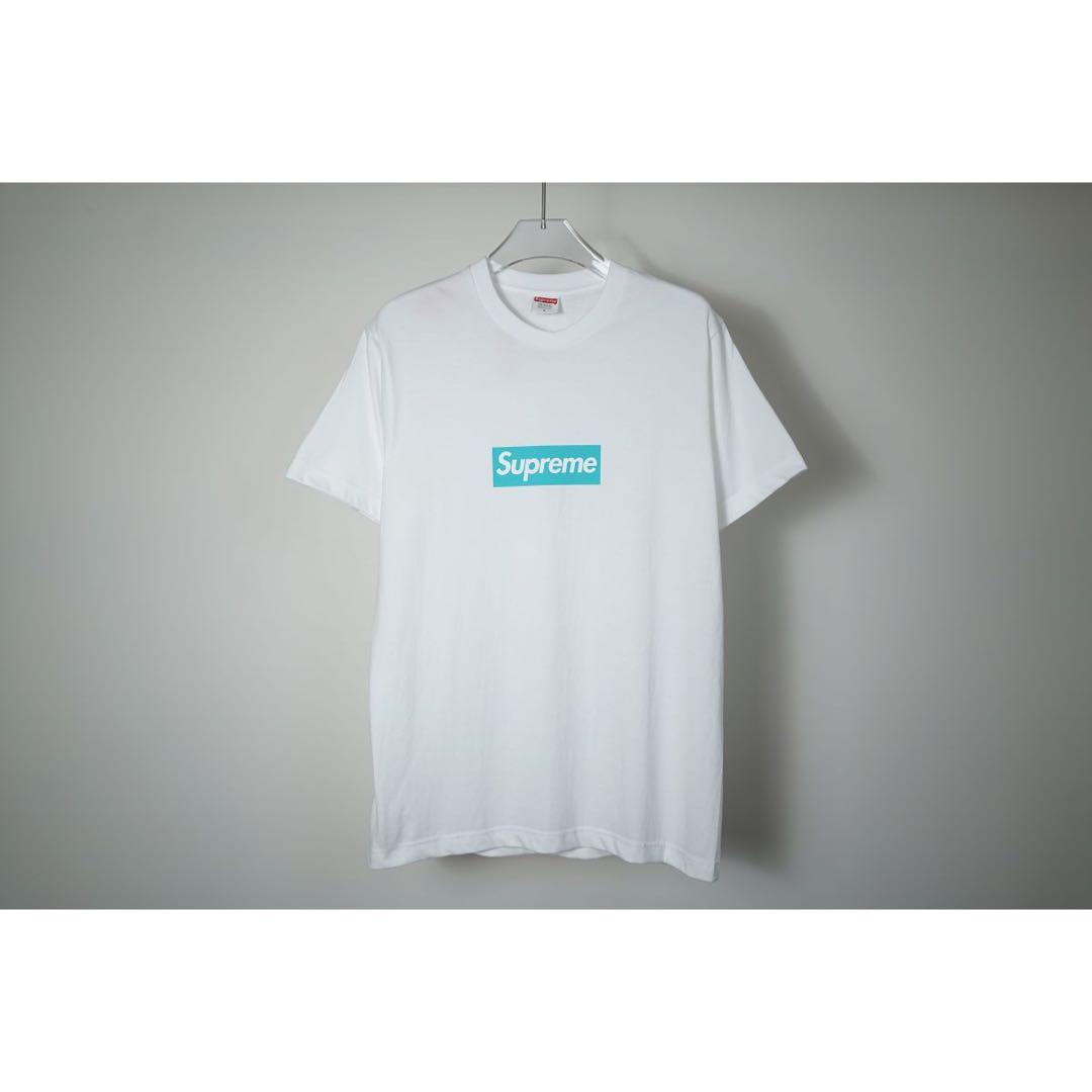 40％割引Mもらって嬉しい出産祝い Supreme×TiffanyCo. Box Logo M Tシャツ Tシャツ/カットソー(半袖/袖なし)  メンズM-ACI.MD