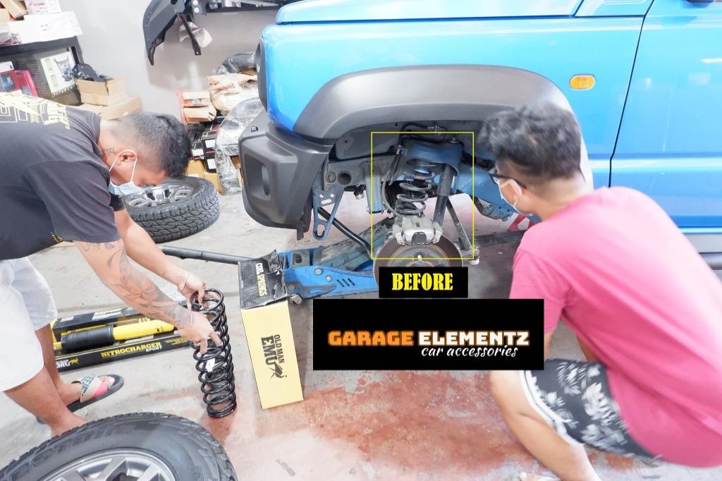 Suzuki Jimny JB74 2inch lift Package Old Man EMU Brand, Car Parts