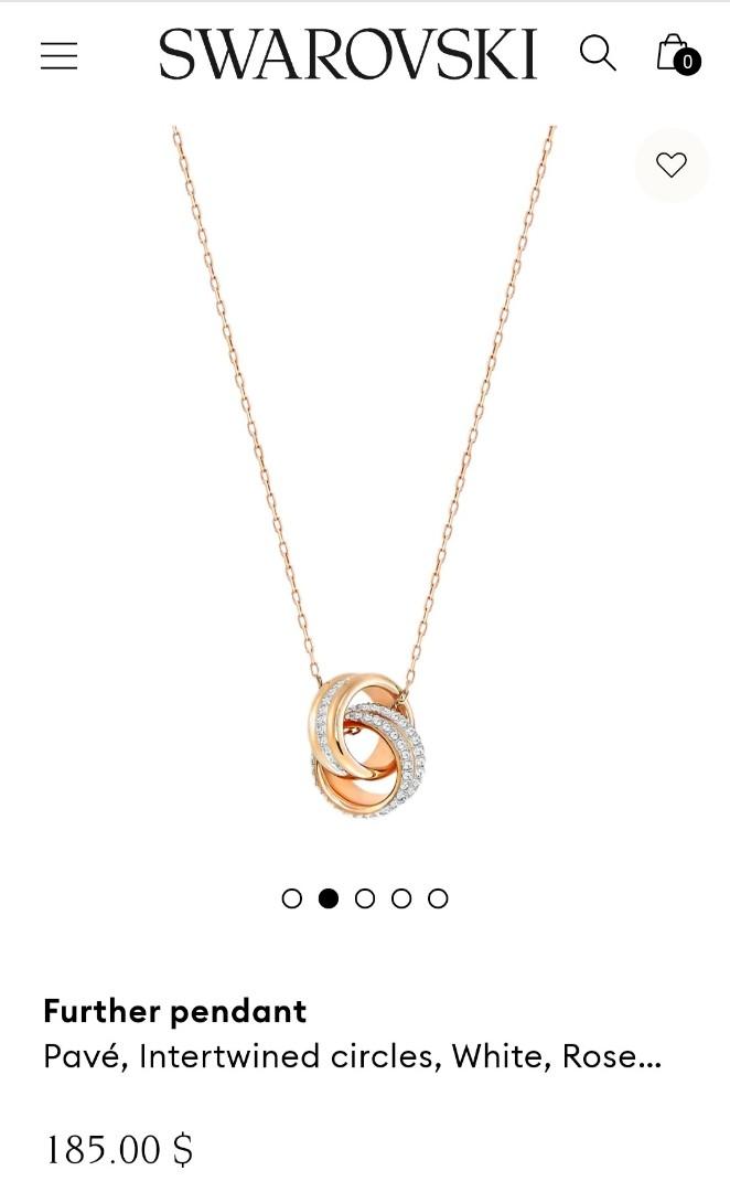 Swarovski store ring pendant