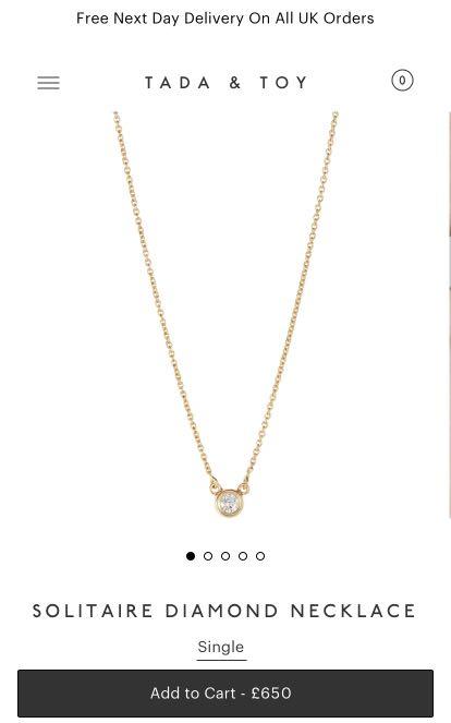 Tada and deals toy diamond necklace
