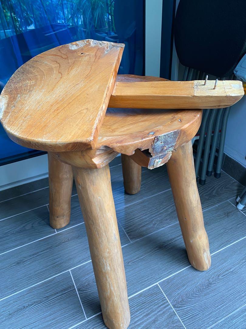 Teak Wood Chairs x 4 for sale, Furniture & Home Living, Furniture