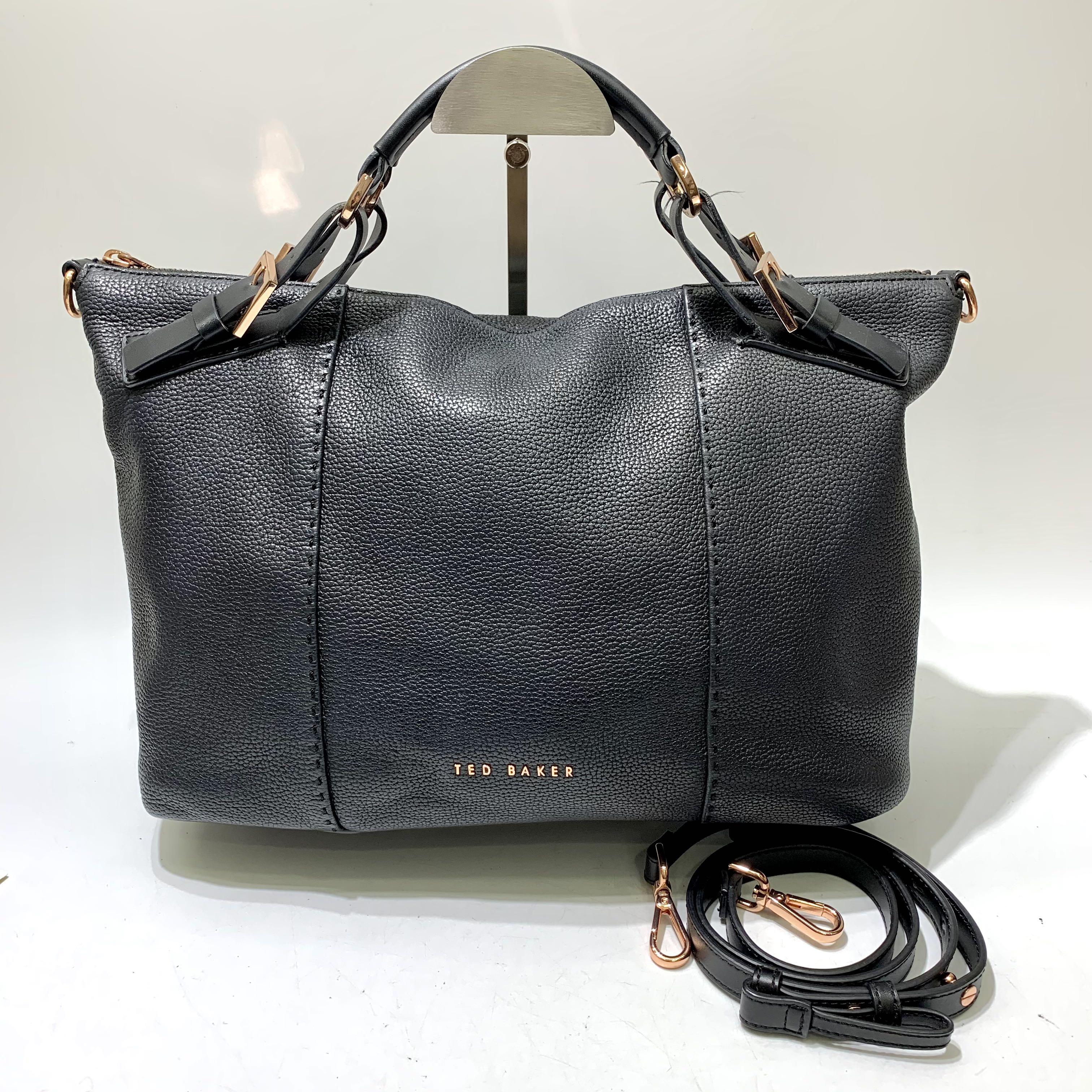 TED BAKER BLACK LEATHER BAG 227009896 Women s Fashion Bags