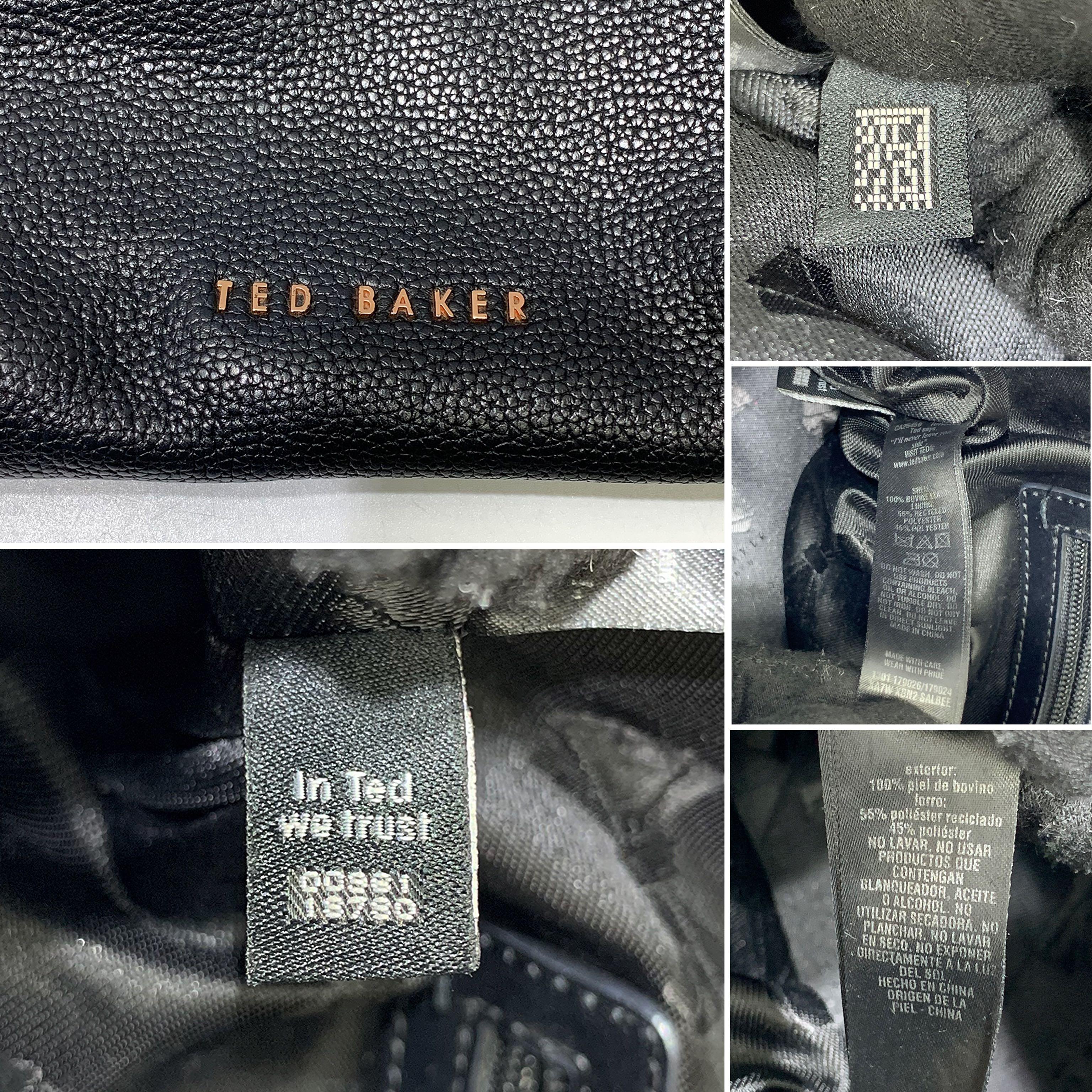 TED BAKER BLACK LEATHER BAG 227009896 Women s Fashion Bags