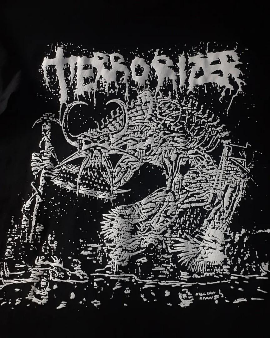 TERRORIZER Demo t-shirt, Fesyen Pria 
