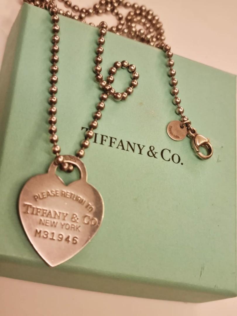 Return To Tiffany Heart Tag Necklace 2024