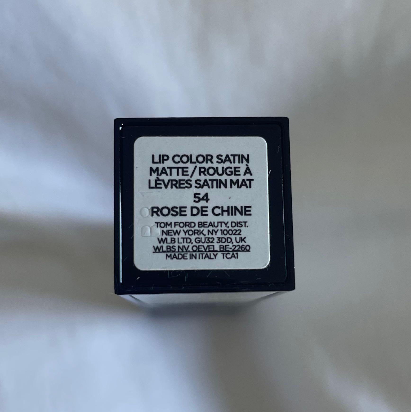 Tom Ford Lip Color Satin - 54 ROSE DE CHINE, 美容＆化妝品, 健康及美容- 皮膚護理, 化妝品-  Carousell