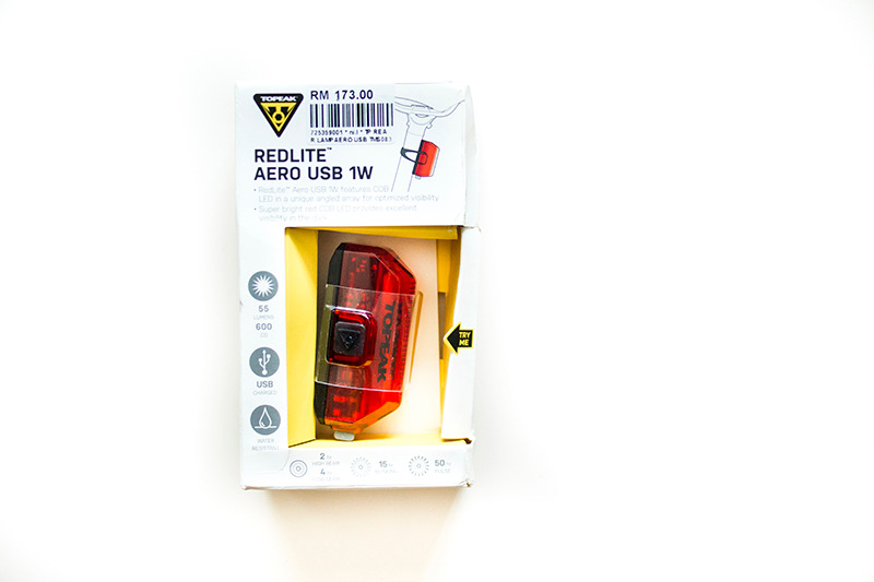 Topeak redlite aero USB 1W bicycle LED rear tail light seatpost for MTB ...