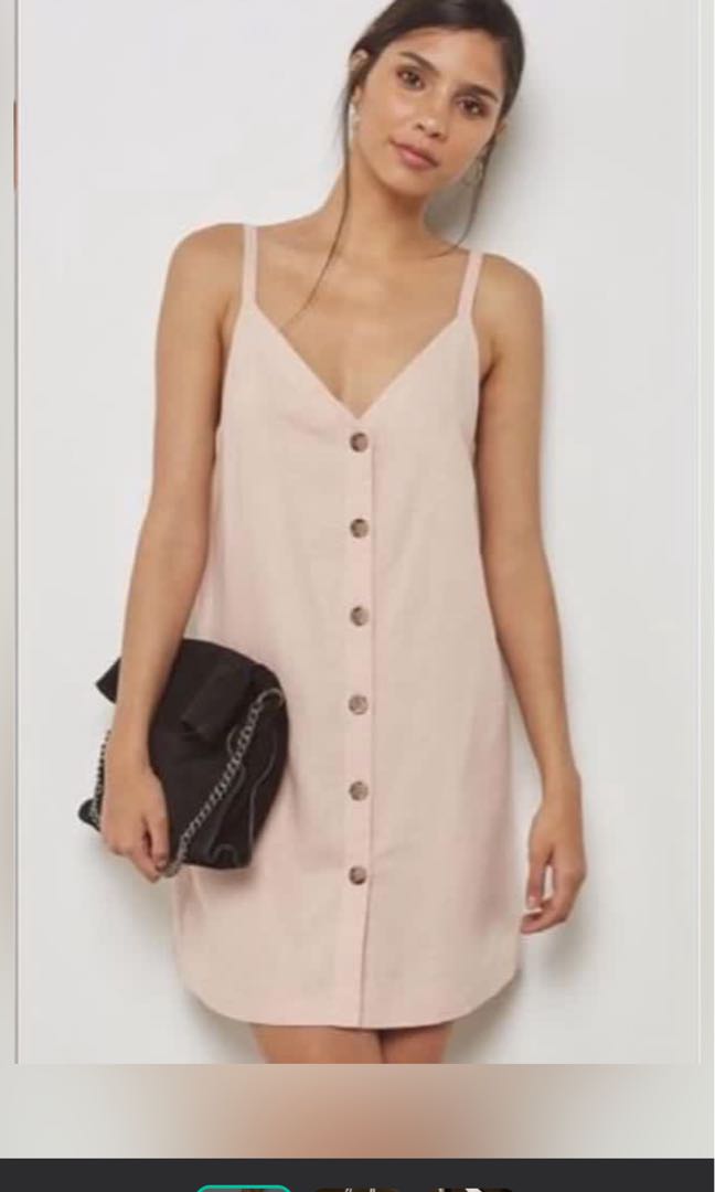 topshop linen dress