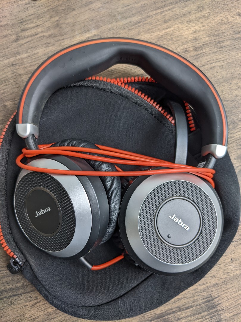 Used Jabra headset with mic, Audio, Headphones & Headsets on Carousell