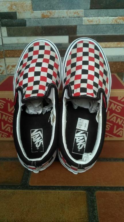 checkered vans youth