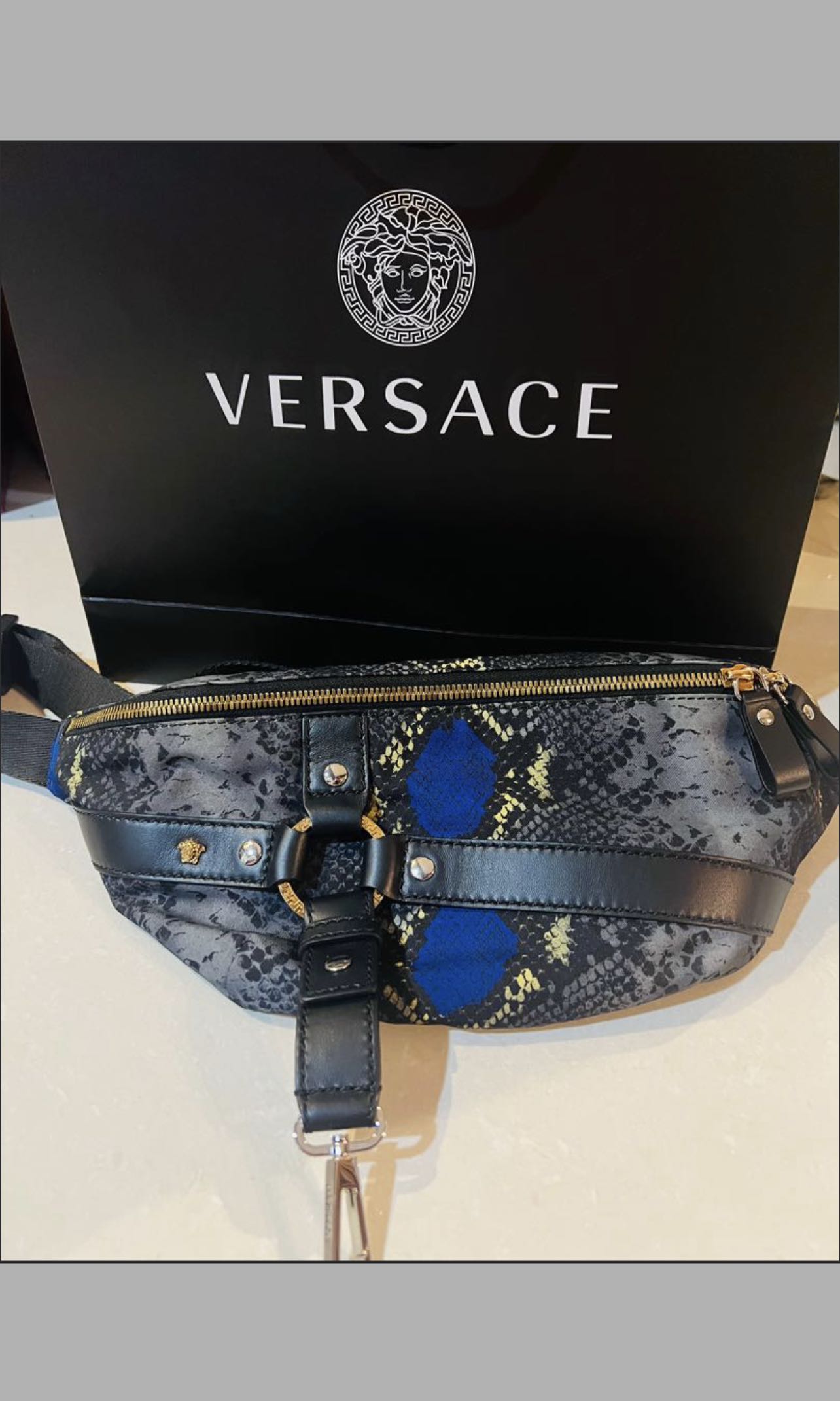 Versace belt bag, Men's Fashion, Bags, Belt bags, Clutches and Pouches