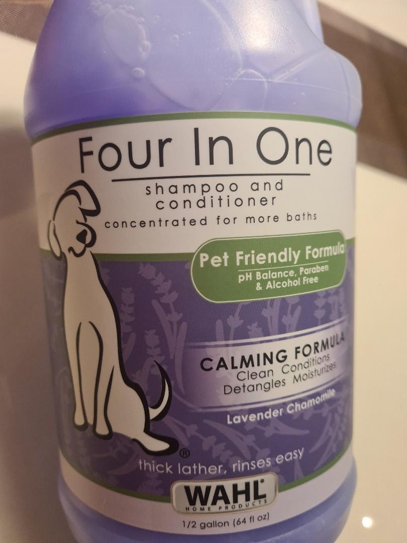 Wahl 4 in 1 dog shampoo deals