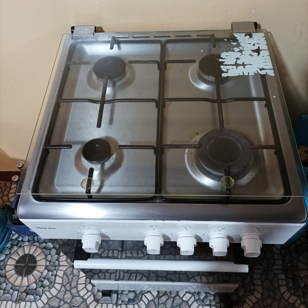 Wansa gas stove with oven and 12kg washing machine, TV & Home