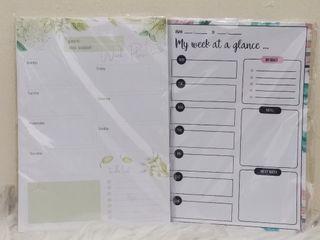 Weekly Planner (55 sheets)