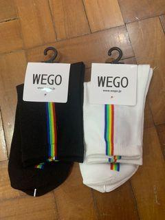 WEGO Rainbow Mid Socks