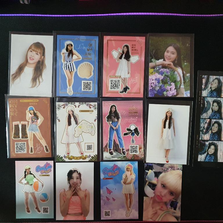 WTS Oh My Girl Photocards, Hobbies & Toys, Music & Media, Music Accessories  on Carousell
