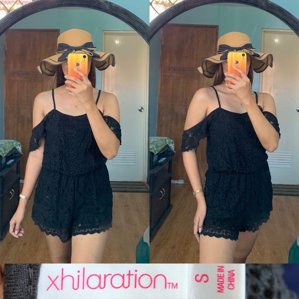 Cold shoulder rompers hotsell