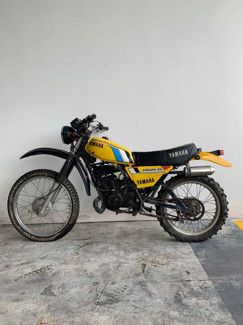 Yamaha dt 2025 125 black