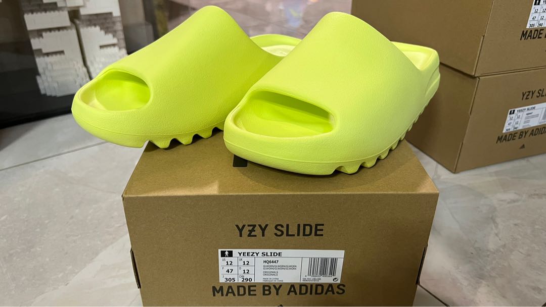 Adidas Yeezy Slide Glow HQ6447 Size 10 🔥 Ships FAST