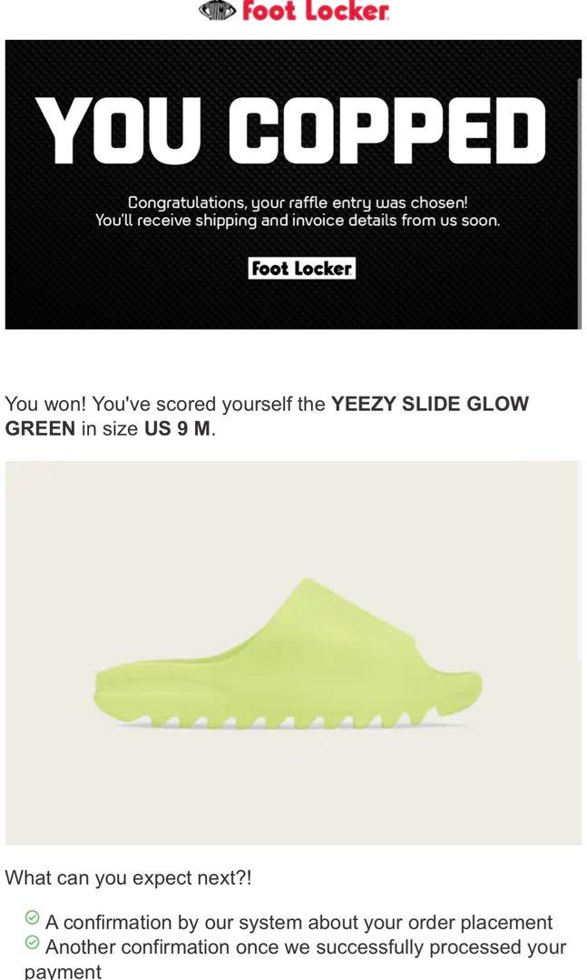 Footlocker yeezy store glow