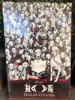 101 Dalmations Movie Poster in Wooden Frame