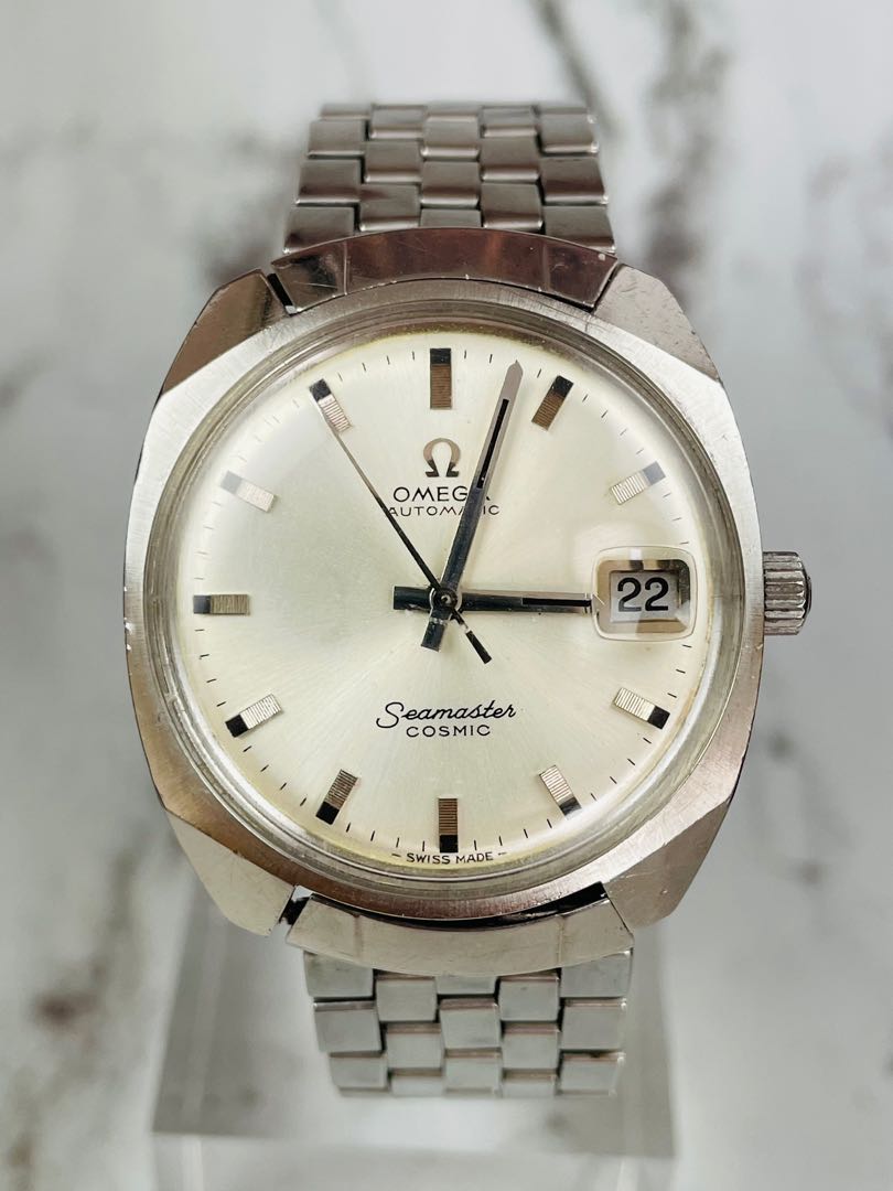 210010 Omega Seamaster Cosmic Vintage Men s Auto Watch Ref 166.022 Circa 1970s Men s Fashion Watches Accessories Watches on Carousell
