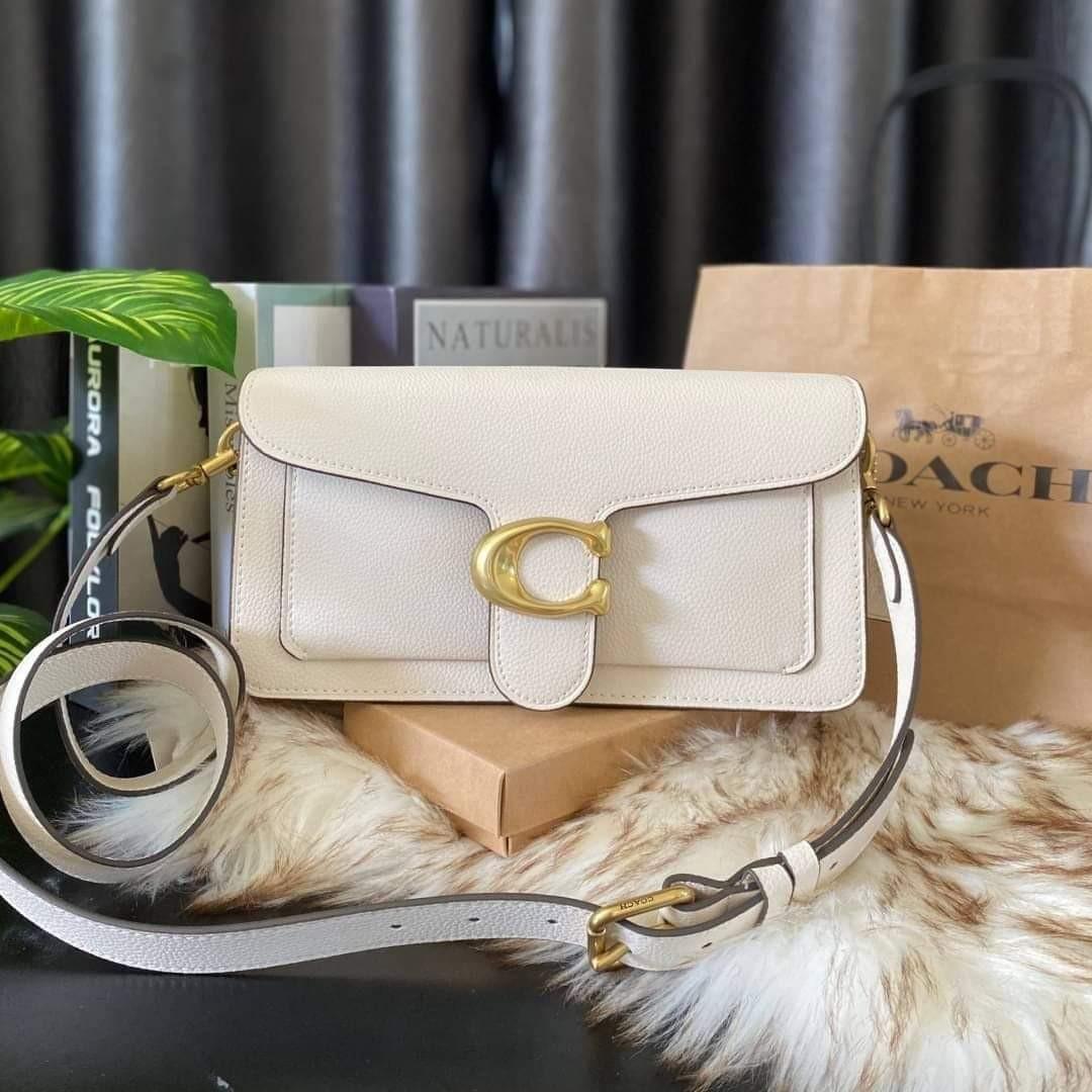 restock 73995 Coach Tabby 26 Shoulder Bag in Chalk White, Women's