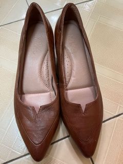 啡色皮鞋 39 $50 大碼鞋64204305059586110
