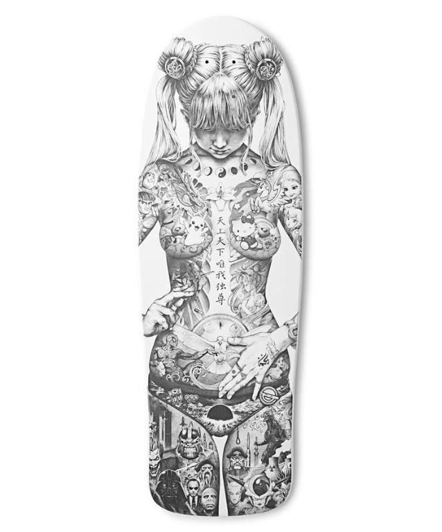 大友昇平/ 限量平成聖母FTC × SHOHEI OTOMO HEISEI MARY DECK 滑板, 興趣及遊戲, 手作＆自家設計, 文具及工藝-  畫作及印刷品- Carousell