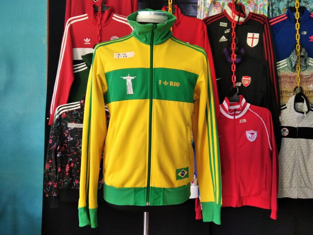 Adidas Rio De Janeiro Brazil Tracktop Jacket Rare Football Sports