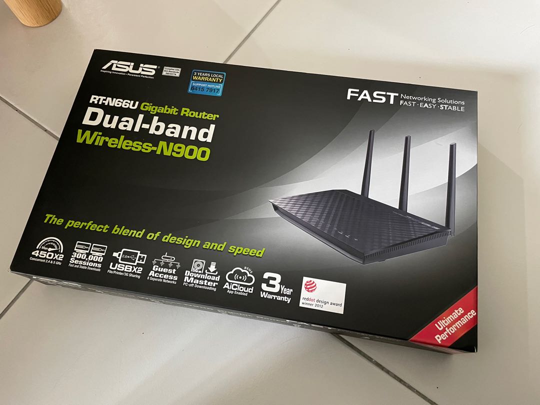 Asus RT-N66U Gigabit Router, Computers & Tech, Parts & Accessories ...