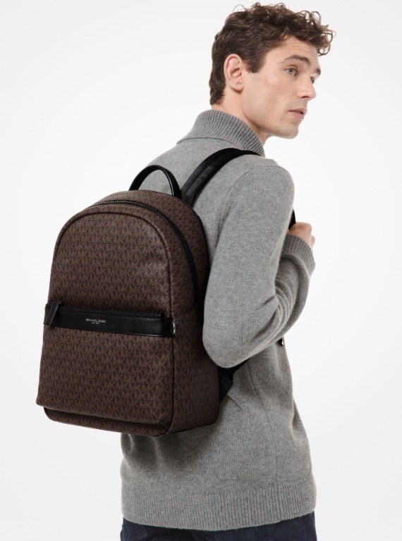 Michael kors greyson logo backpack online