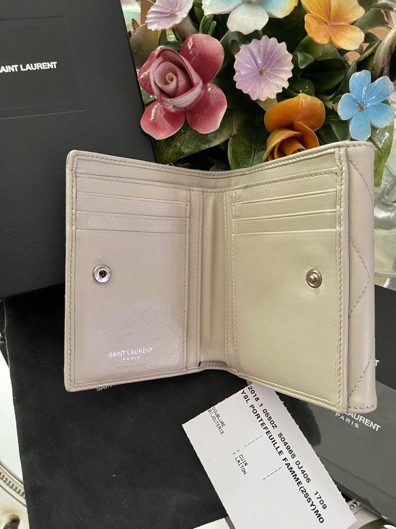 Authentic Yves Saint Laurent YSL Lou Lou Compact Wallet, Luxury, Bags