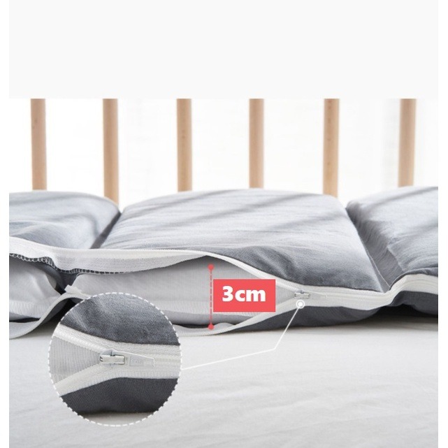 Baby Cot Bumper Cushion Crib Bedding Safety Rails For Children Kids