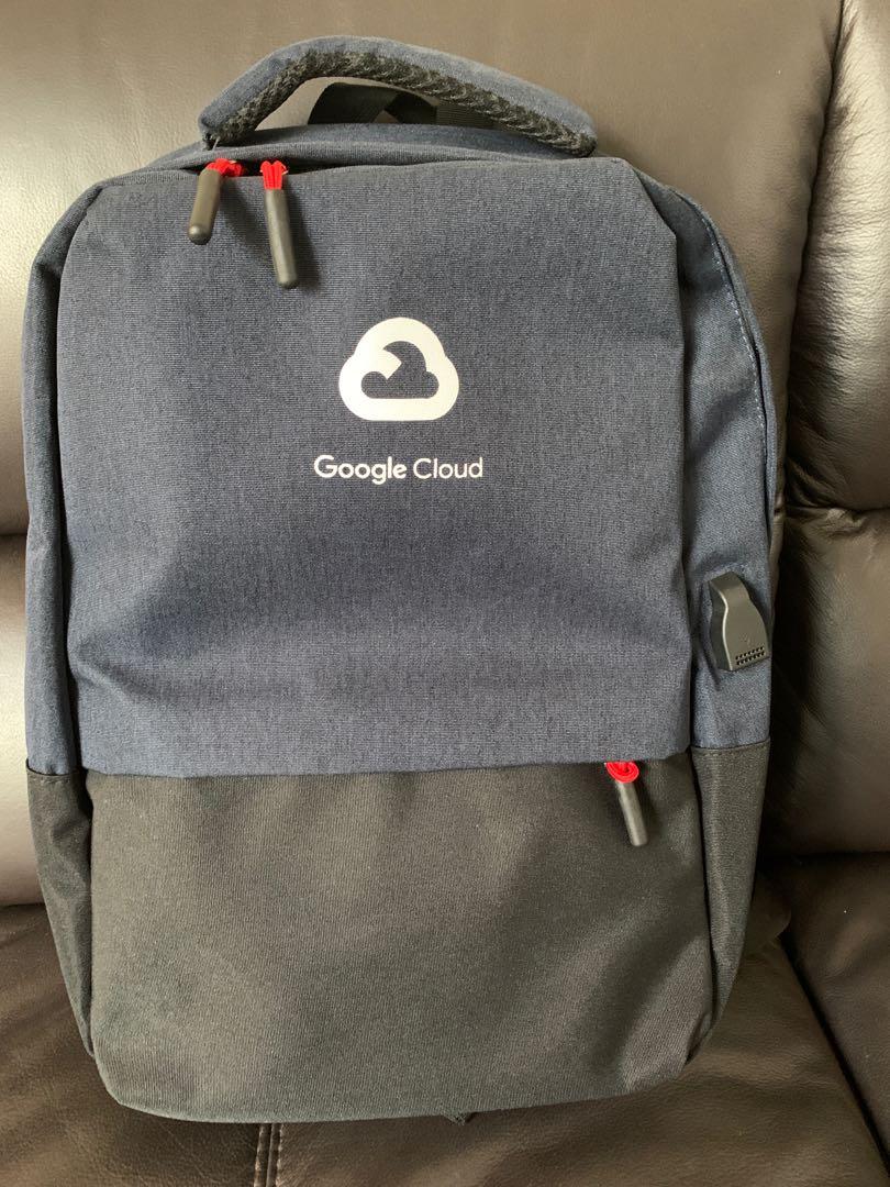 Google Cloud Laptop Backpack with USB Charging Port Fit Macbook Pro 13 14 Inch