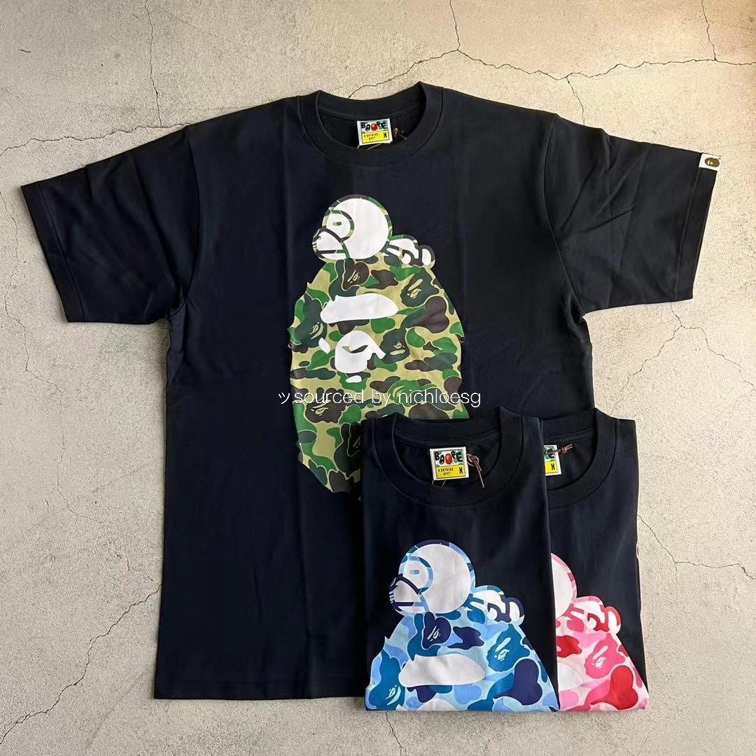 BAPE ABC CAMO MILO ON BIG APE TEE, Men's Fashion, Tops & Sets ...