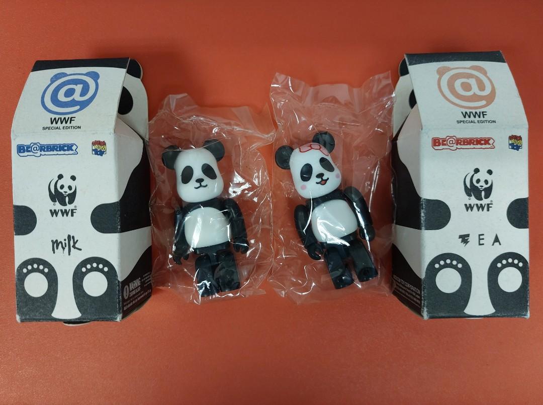 BE@RBRICK WWF Bearbrick Milk Tea 100% - TEA Panda – Medicom milk