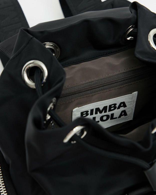 Bimba Y Lola small BLACK nylon backpack, Women's Fashion, Bags & Wallets,  Backpacks on Carousell